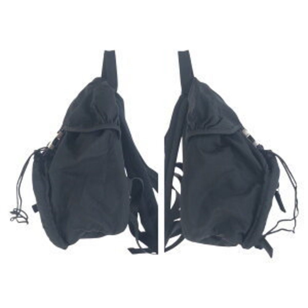 Prada Triangular Backpack Nylon Black Tessuto - image 7